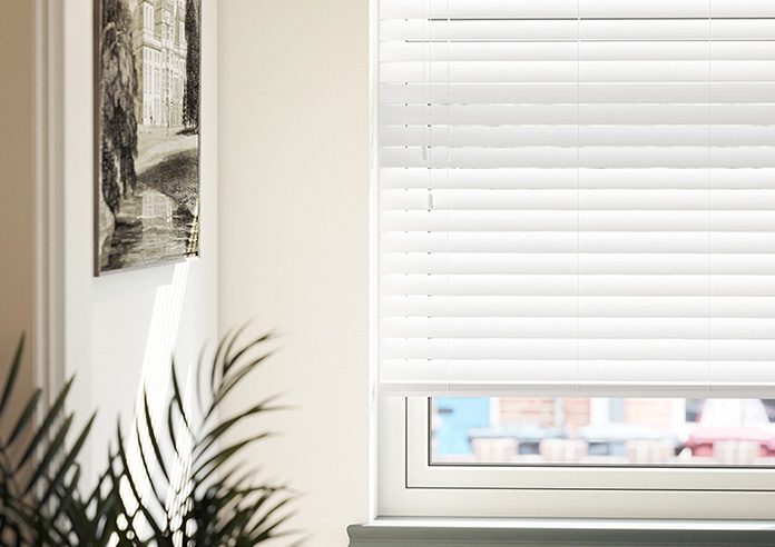 Ecowood, Absolute White Fine Grain - Venetian Blind - Image 5